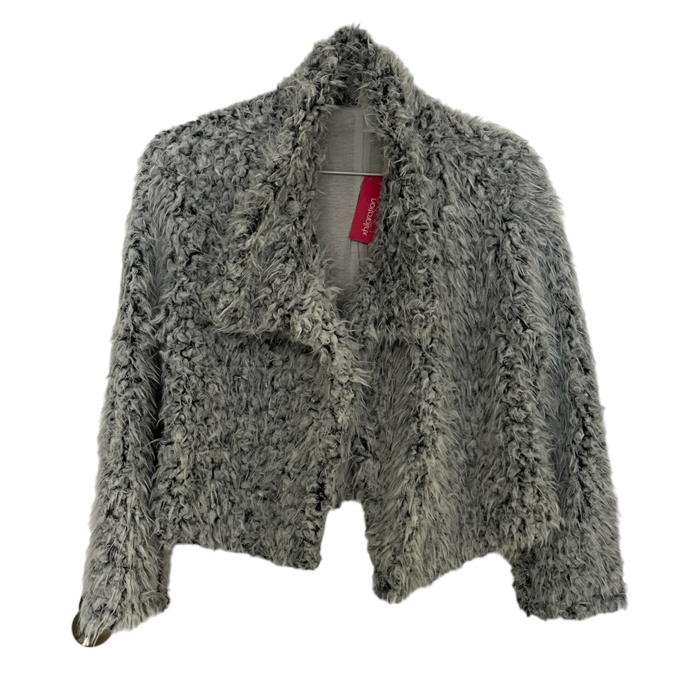 SHAGGY FAUX FUR JACKET